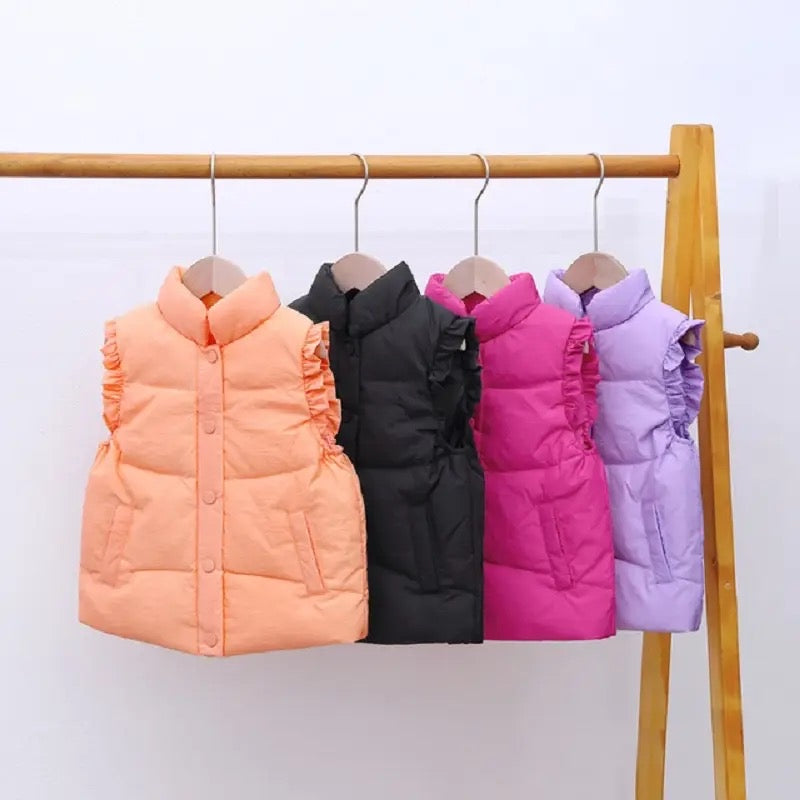 Baby/kids frill bodywarmer