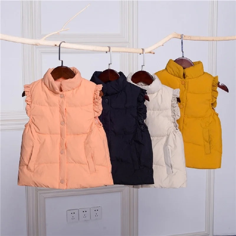 Baby/kids frill bodywarmer