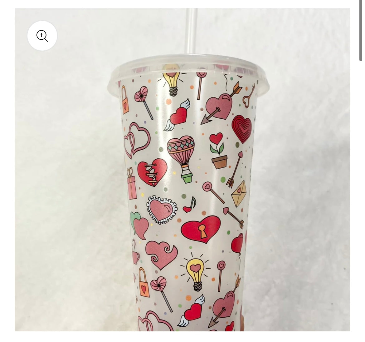 Valentine’s Day cold cup