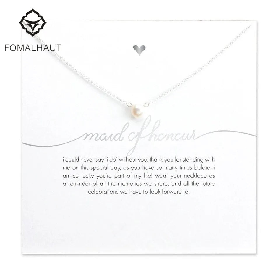 Maid of honour necklace