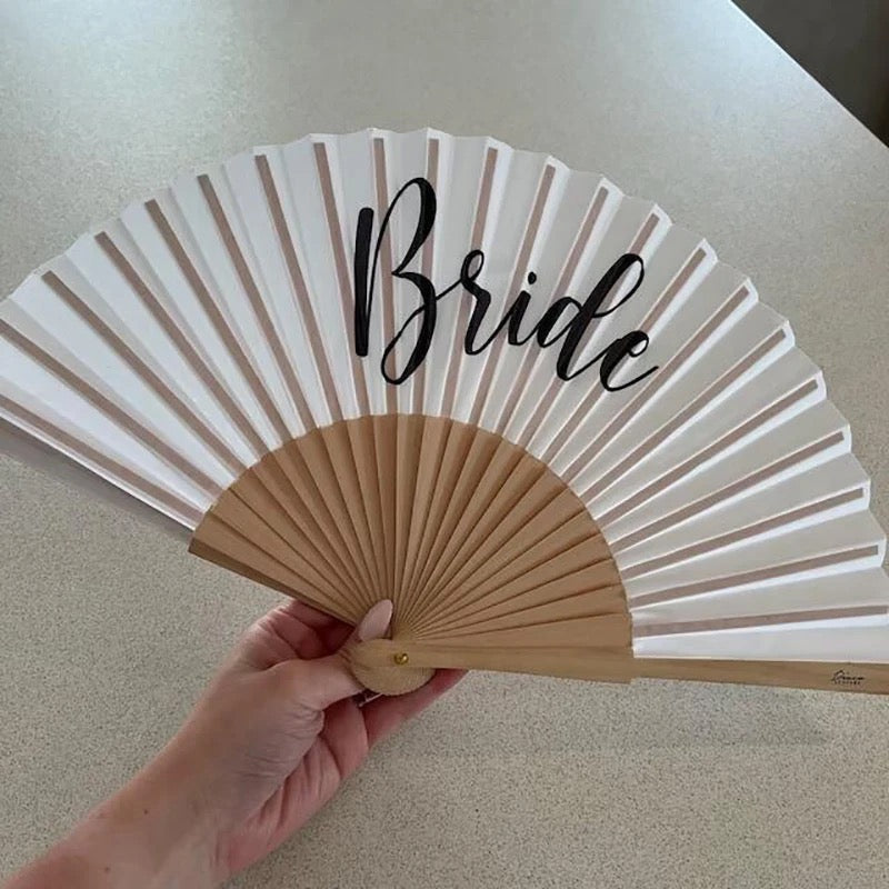 Bride fan