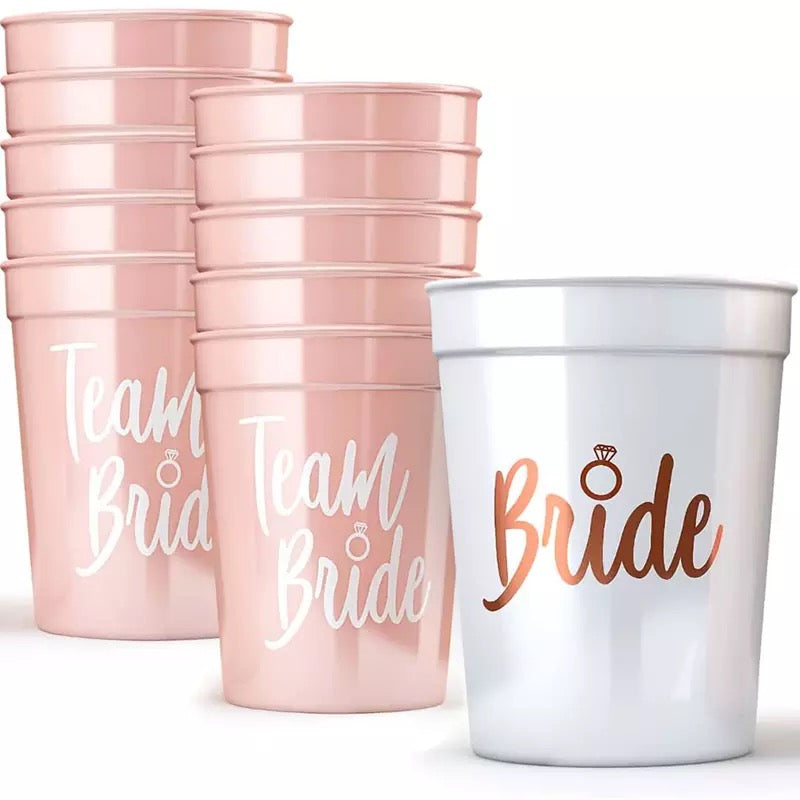 Hen / bride party shot glasses
