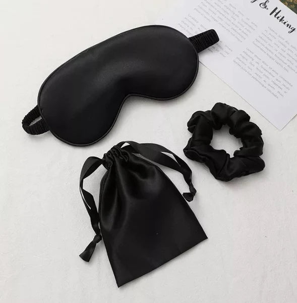 Eye mask + scrunchie set