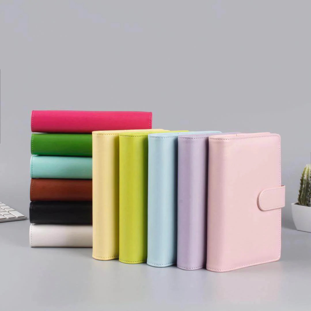 A6 budget planner + 5 clear wallets