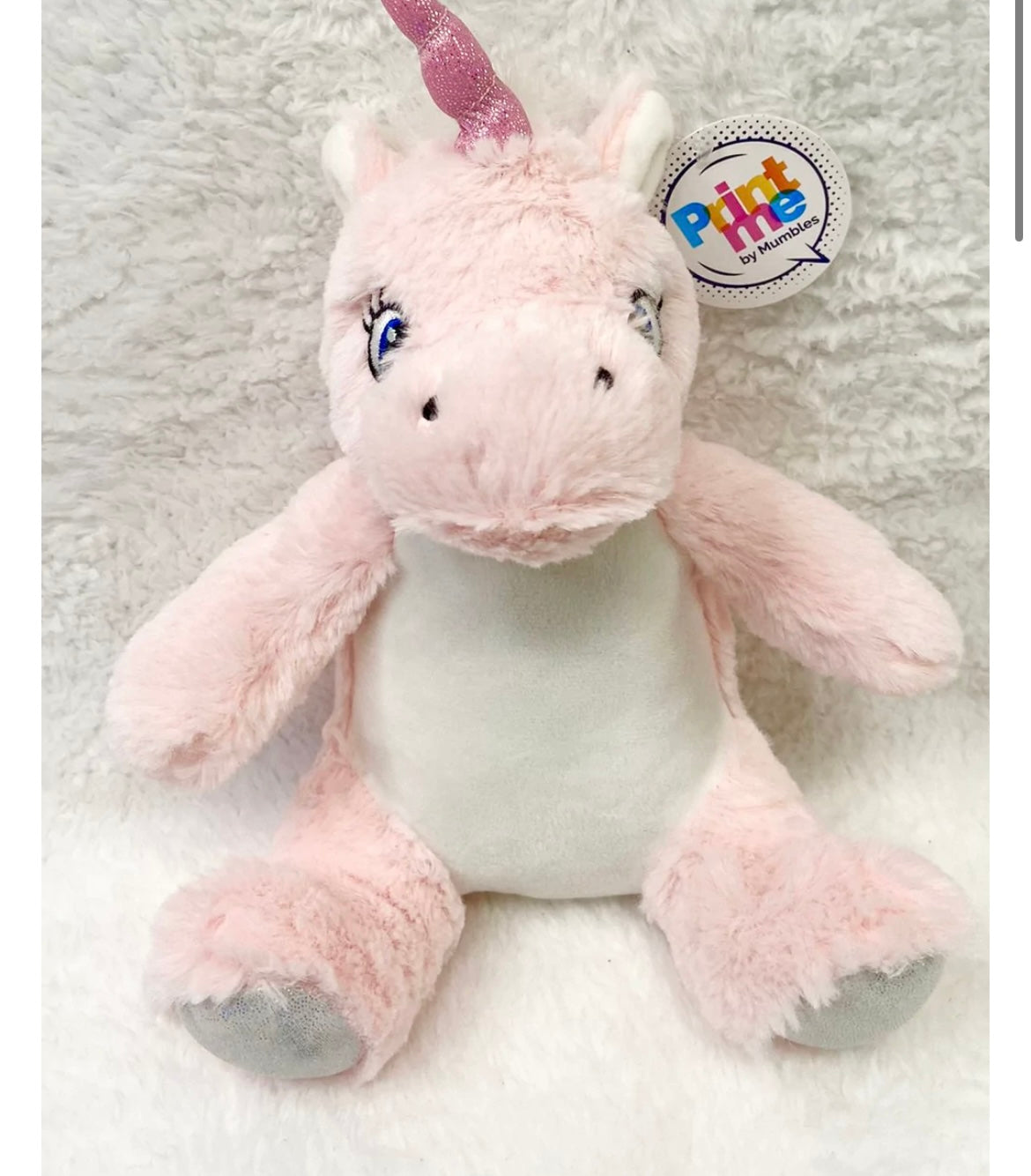 Baby mumbles teddy