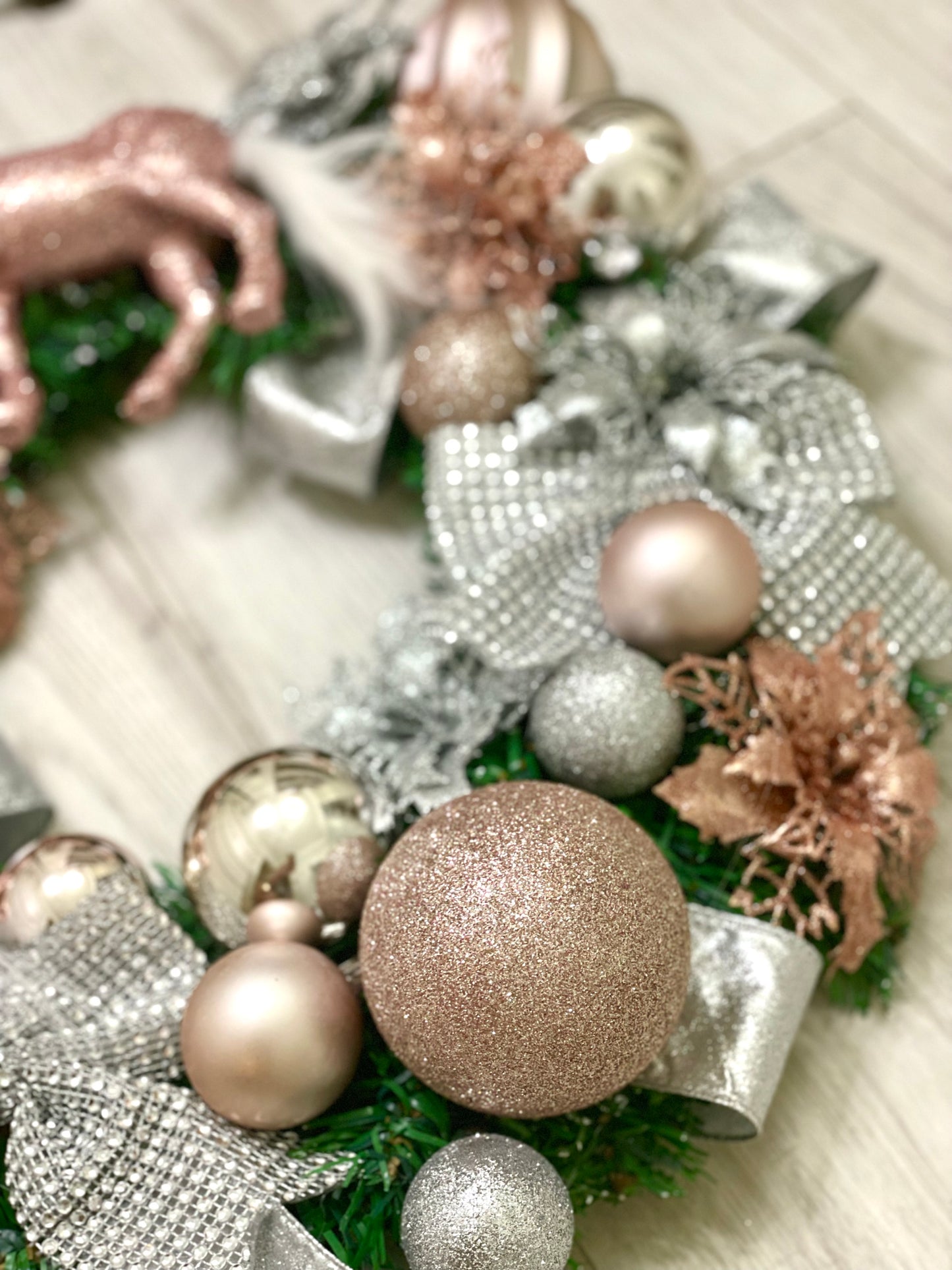 Unicorn Christmas wreath