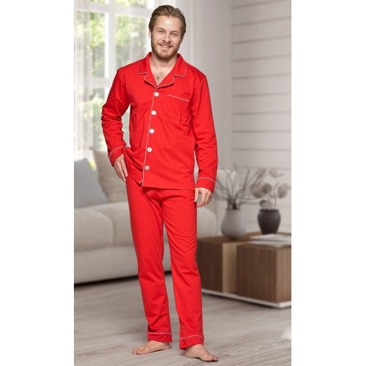 mens cotton trouser pyjamas