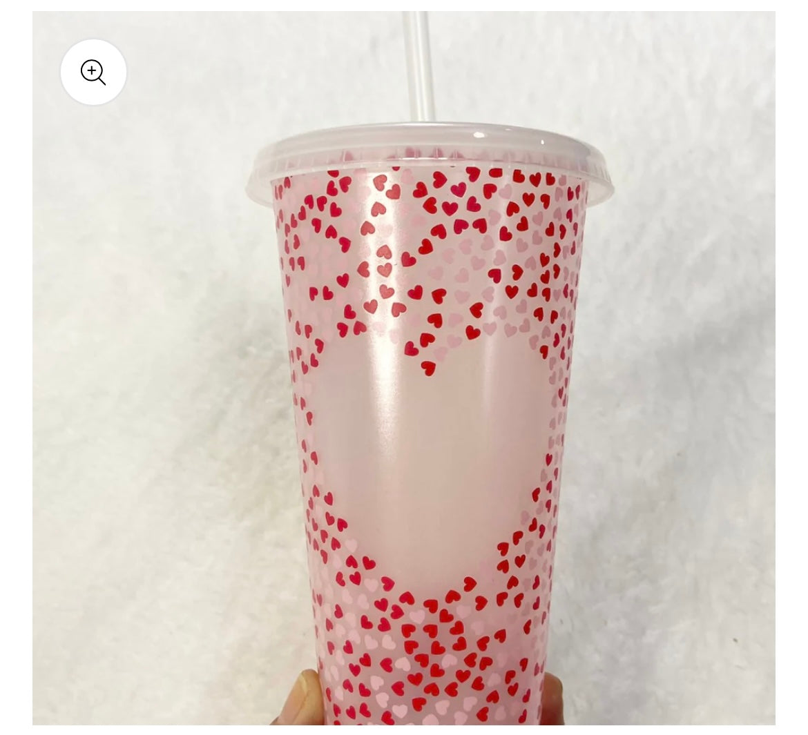 Valentine’s Day cold cup