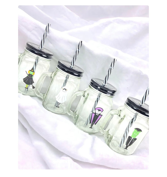 Halloween mason jars