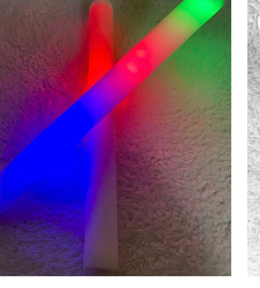 Foam LED glow sticks