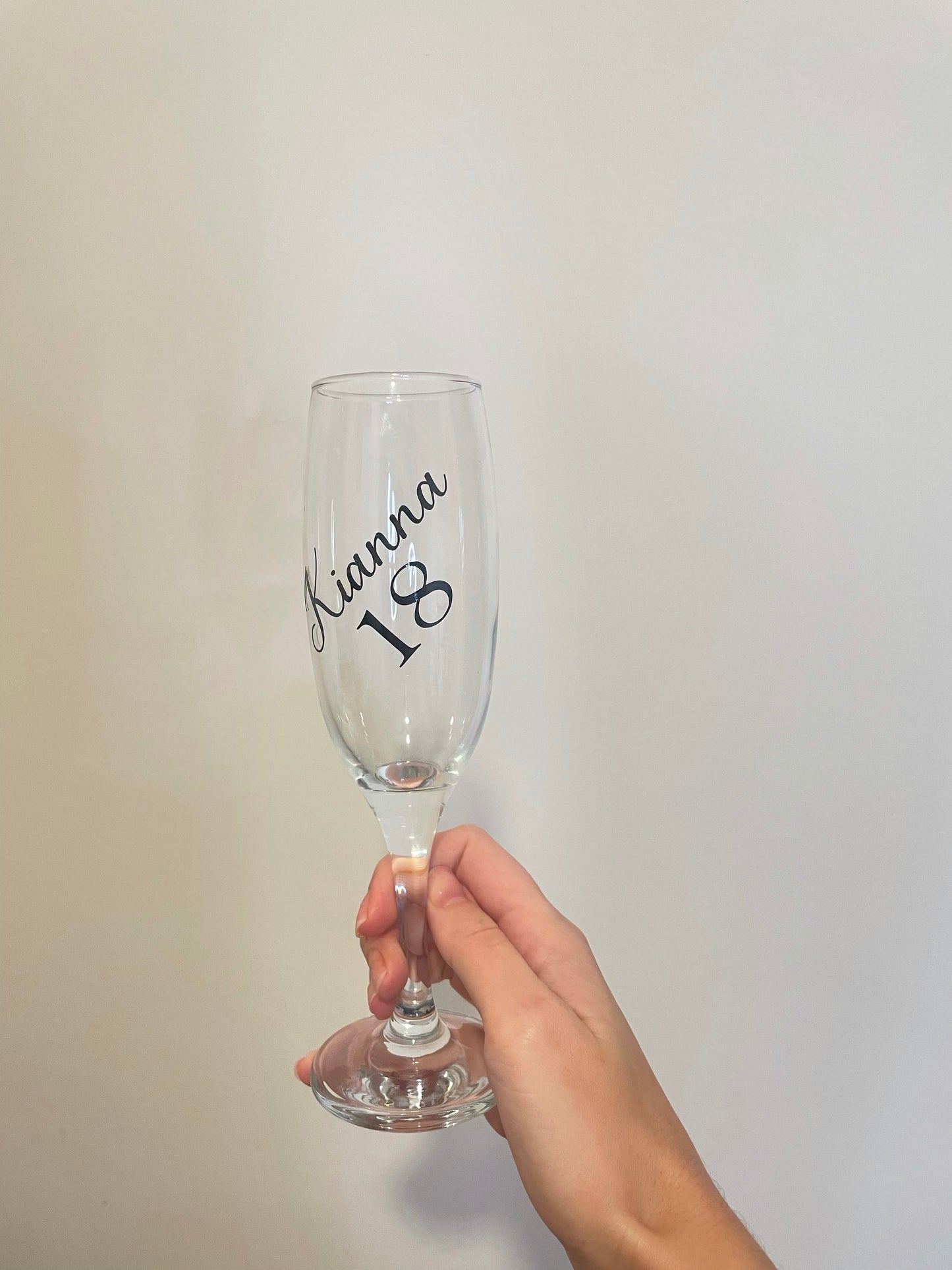 Personalised gin / wine / champagne glass