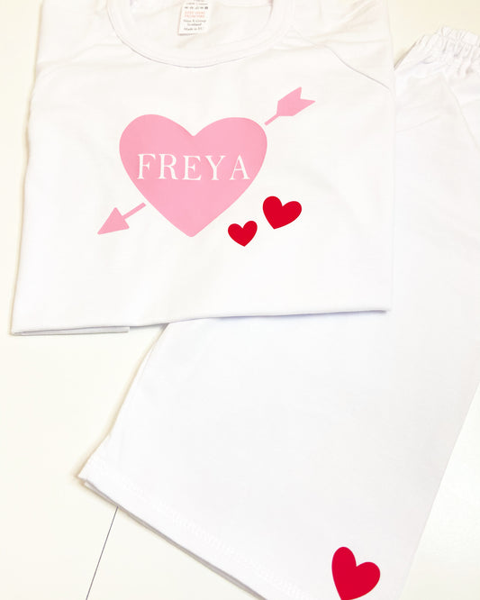 Valentines Day personalised pyjamas