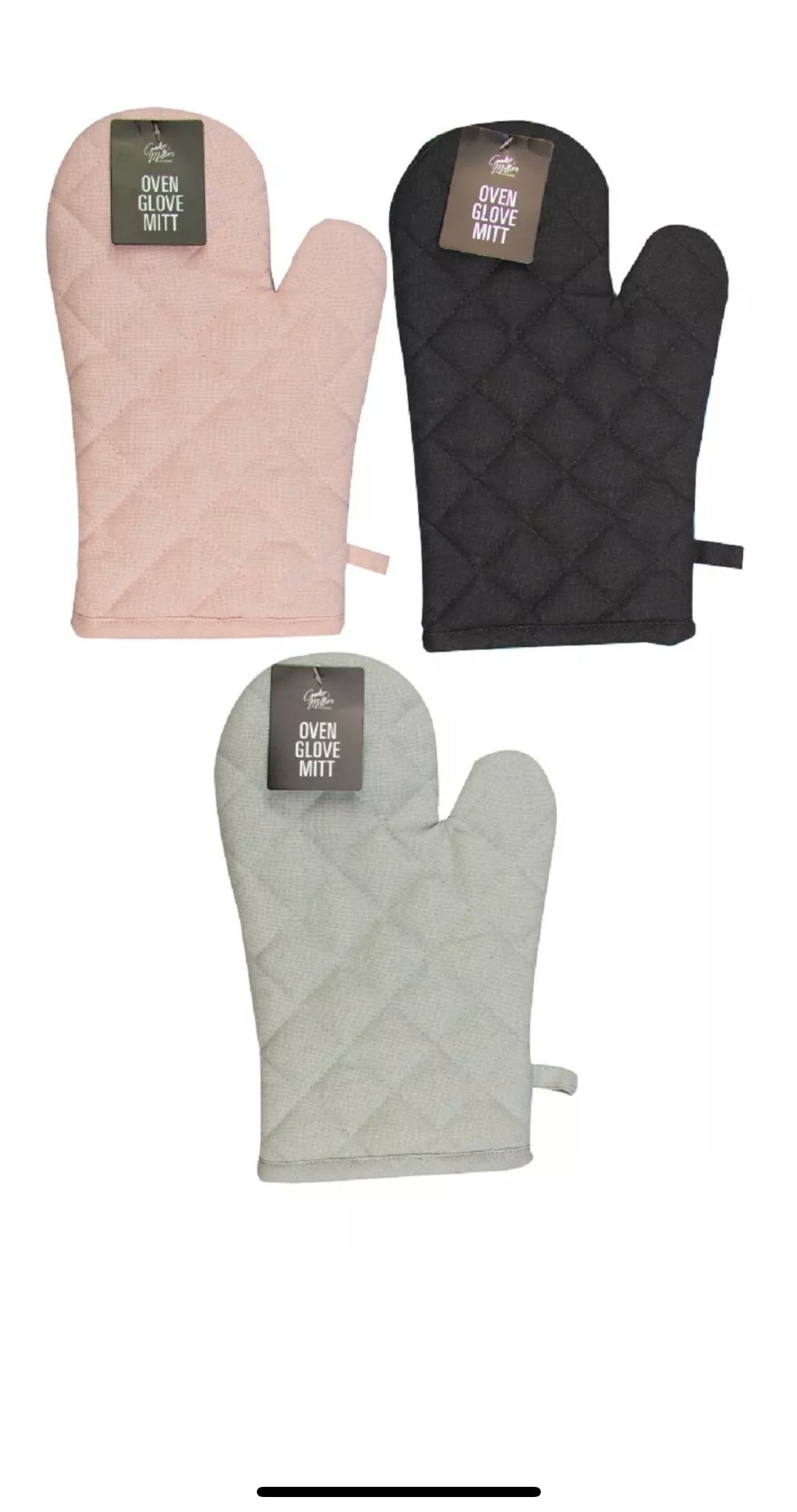 Personalised oven gloves