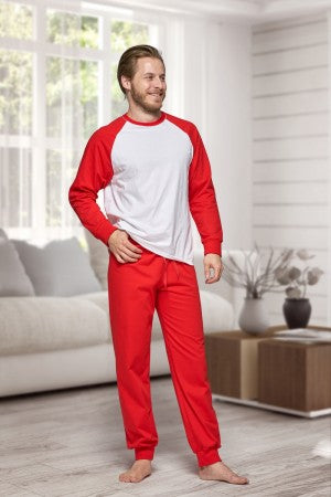 Men’s personalised contrast pyjamas