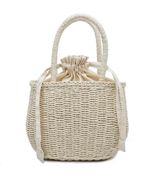 Beach bucket bag