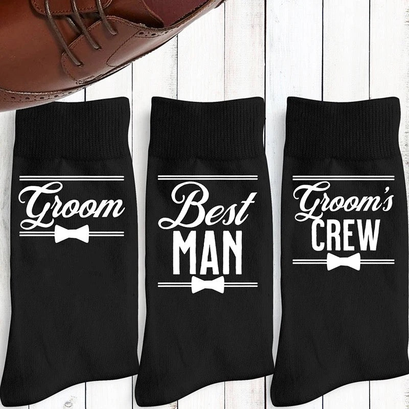 Groom / wedding socks