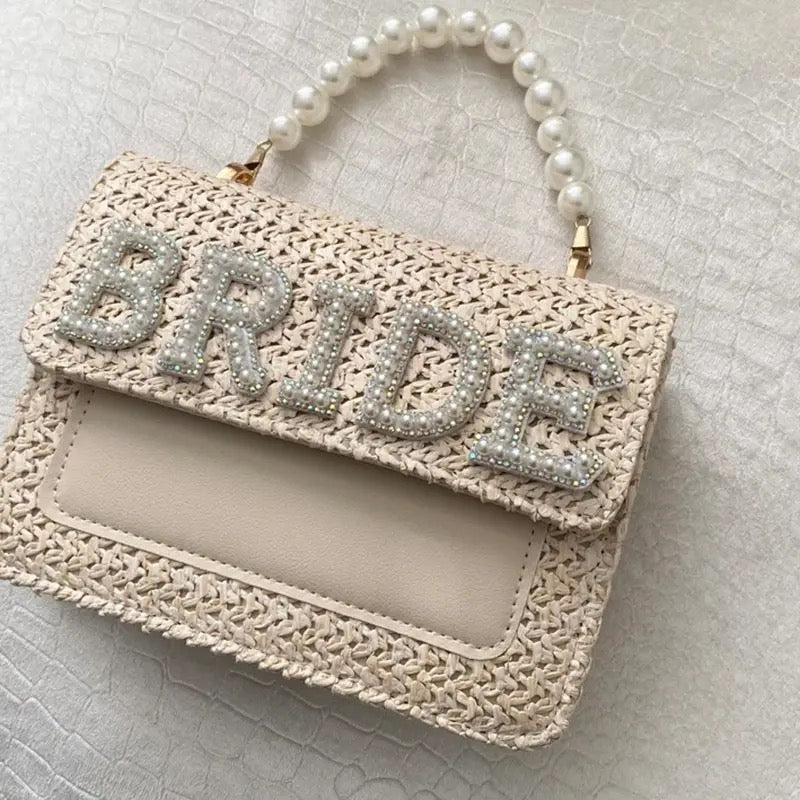 Bride pearl bag