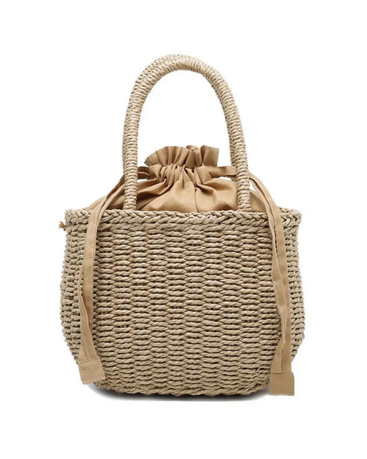 Beach bucket bag